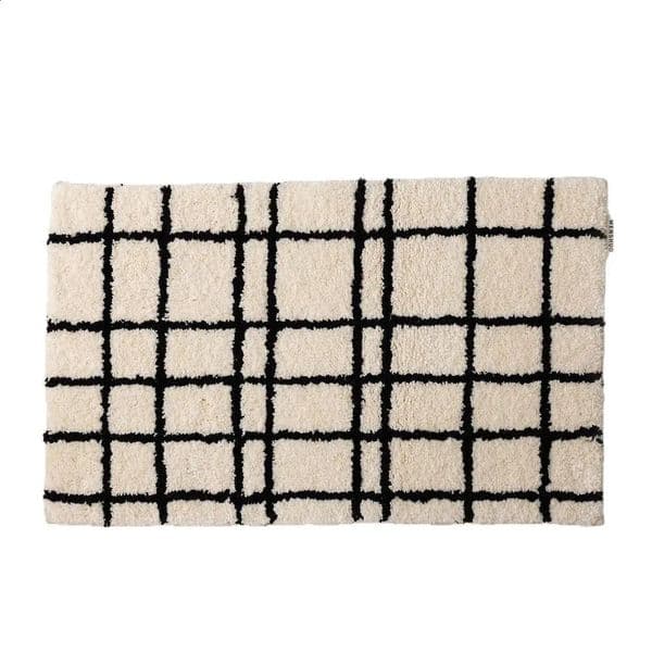 VIKAMA Vintage Imitation Cashmere Carpet For Bathroom Toilet Dirt-Resistant Floor Mat Entrance Rug For Rooms Home Decoration 260319