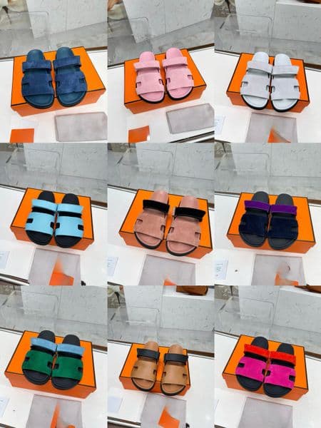 10A new style Best Quality Designer sandal lady Outwear Leisure Vacation beach slides flat bottom fashion Genuine Leather Slippers for Women 2025