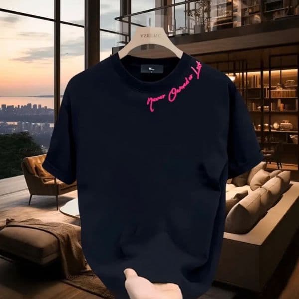 Trendy European and American Brand Short Sleeve Ins Pure Cotton Top Summer Men's Printed T-Shirt Fashionable Unisex Crew Neck Tee