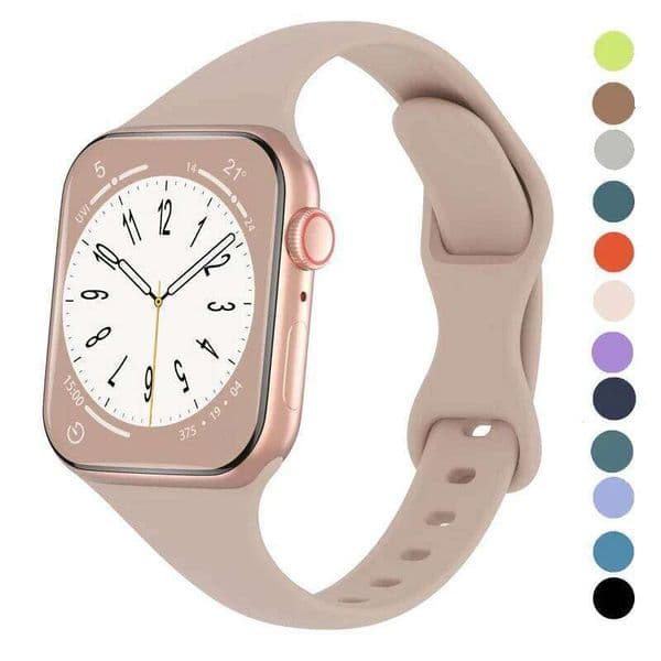 Silicone loop For Watch Band 45mm 44mm 40mm 41mm 49mm Elastic Belt bracelet iWatch series ultra 5/4/3/SE/6/7/8 Strap 26W0320