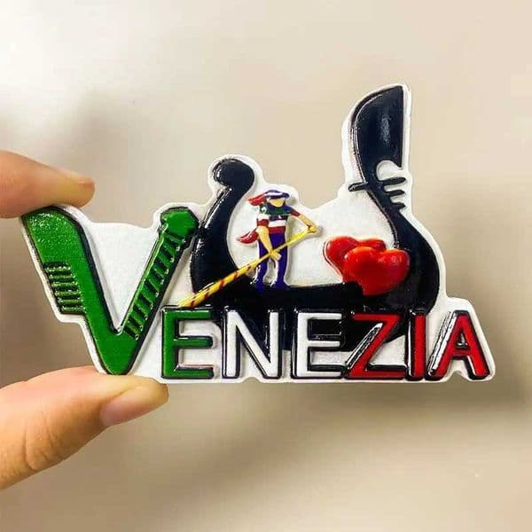 Italy Venice Creative Travel Souvenir Refrigerator Magnet3d3D Decorations 3D Magnetic Stickers Souvenirs S26319
