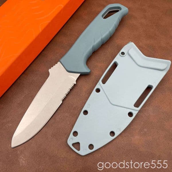 2Models 18040/18040S Water couteau Fixed fixed blade knife Blade Knife 4.32 CPM-MagnaCut pocket knife Stonewashed Blade, Santoprene Handle