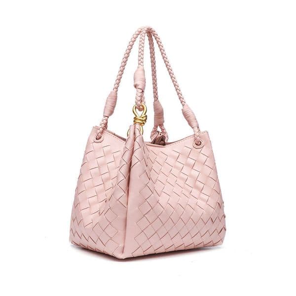 Unique vintage hand-woven parachute with new metal rope buckle, single-shoulder crossbody basket tote bag