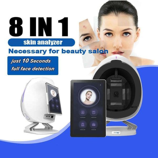 High Definition Beauty Skin Health Scanning Composition Analysis Machine 3D Digital Topography Analysis Skin Irregularities Detection