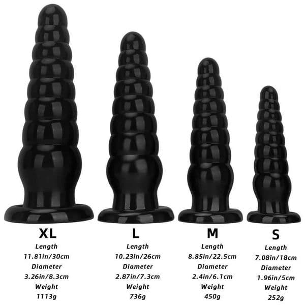 Anal Plug S/M/L/XL Beaded Design Fisting Dildo Extra Large Suction Cup Rear Anal Sex Toy Erotic Anus Thick Simulated Penis brandsofluxury_7INA