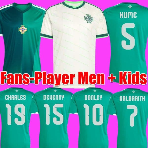 Northern Ireland football kit Soccer jersey PRICE CHARLES BALLARD HUME DEVENNY GALBRAITH BRADLEY national 2026 World Cup Football Shirt Home Away Men Kids