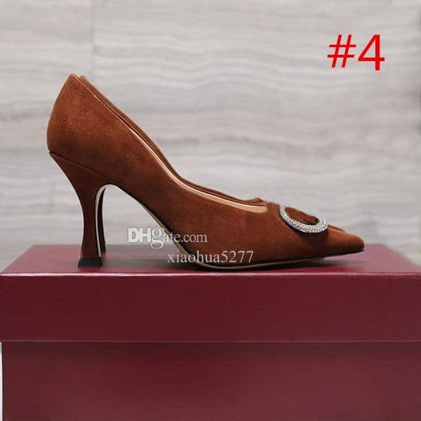 Designer Women's High Heels Luxury Business Ball Dress Shoes Sandals Sizes 35-42 with Box