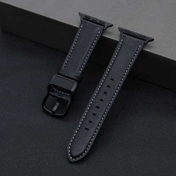 PU Leather Strap Watch 38/40/41mm 42/44/45/49mm Watchband Accessories for IWatch series 10 9 8 7 6 SE 5 Wristband 46mm 26W0320