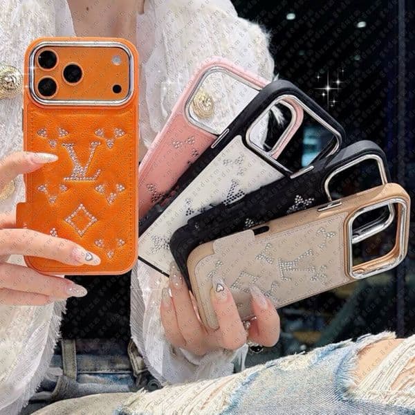 High-quality CC orange phone case for iphone 17 pro max 16 Pro 13 15 15pro 15promax Designer Fashion Creative Case Classic phone case back cover Scratch dhgate AAA thumbnail 2