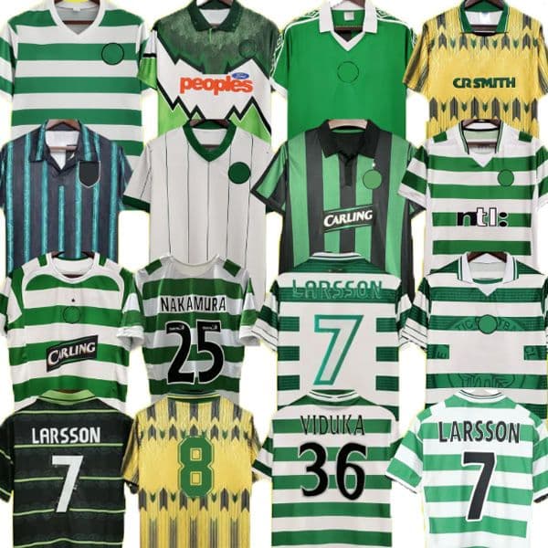 celticfc jerseys Retro LARSSON Soccer Jerseys 01 02 95 96 97 98 99 Celt football shirts Sutton NAKAMURA KEANE black Sutton 05 06 07 08 89 91 92 84 85 DALGLISH CeLtICSS