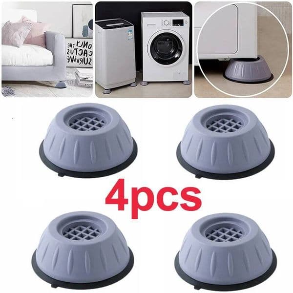 Anti Vibration Non Slip Rubber Leg Feet Washing Machine Support Dampers Stand Furniture Foot Base Pads