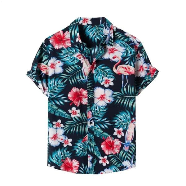 Fashion 3d Printed Summer Hawaiian Shirt Men Women Clothing Loose Beach Short Sleeve Blouse Mens Vocation Lapel Camisa Boy 260320