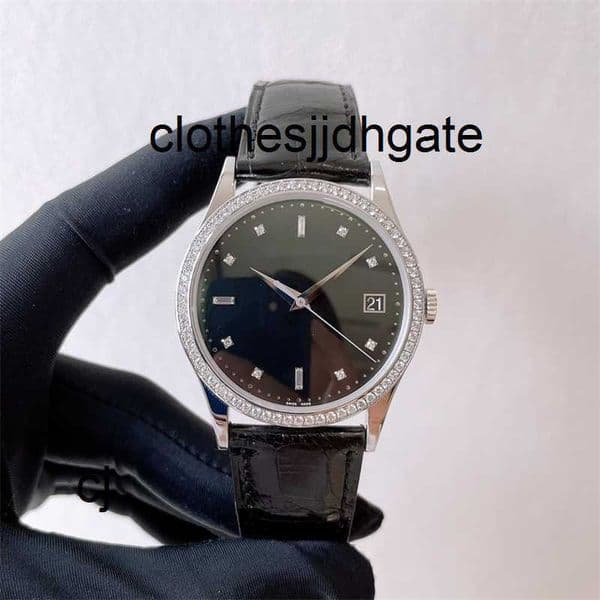 Luxury Watches Classic Watch 5297 White Gold 38mm Diameter Original Diamond Date Automatic Mechanical Wristwatch cjgood 34LC