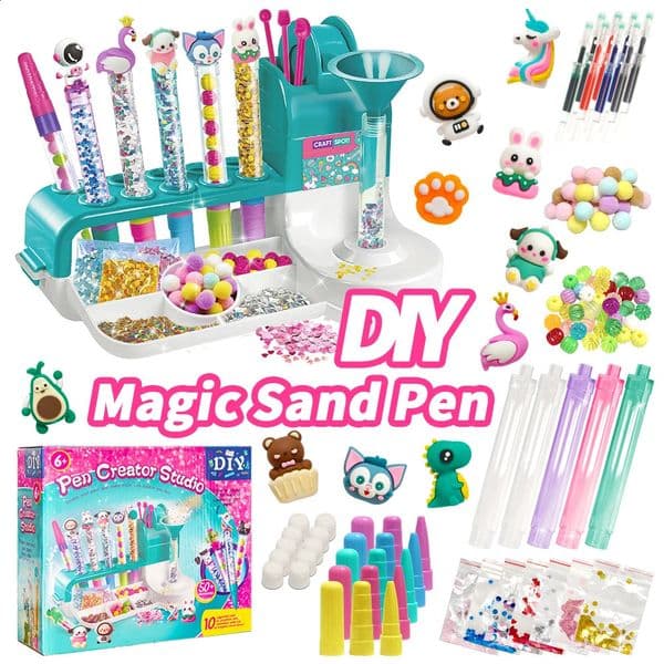 Magic Sand Pen DIY Craft Set for Kids STEM Educational Toy ParentChild Interactive Gift Box 260320
