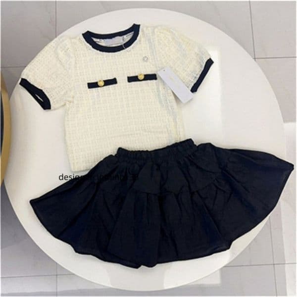 2026 new designer Baby Girls Boys Clothing set Children's casual clothing Summer Children's Holiday clothing Cartoon short sleeve cotton T-shirt pants B14