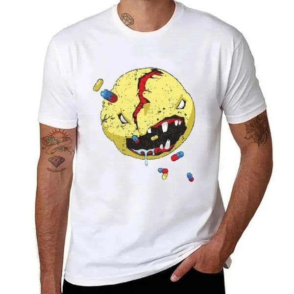 V favourite shirt T-Shirt hippie clothes cute tops Short sve Cotton Vintage T-Shirt Crewneck Cyber Samurai Punk Tee Shirt Q260319
