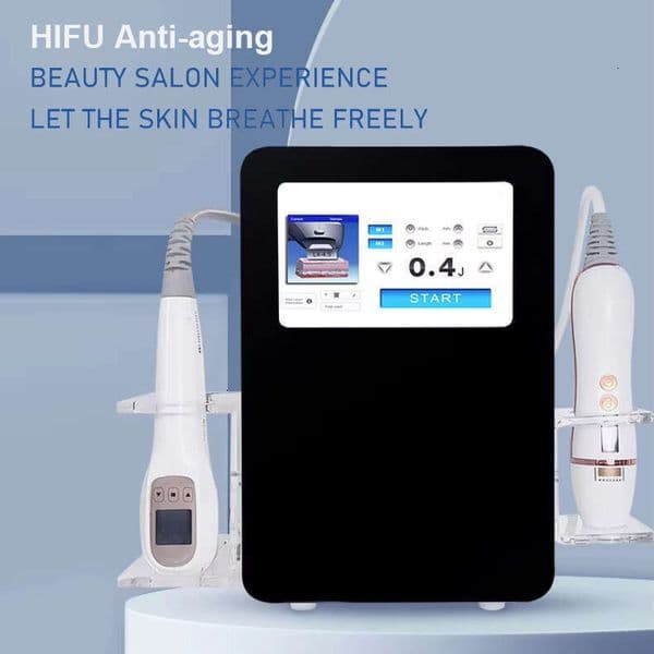 Factory Price HIFU Skin Anti-Aging Machine 2 Handles High Intensity Focused Ultrasound Skin Smoothing Face Lifting SMAS Firming Beauty device
