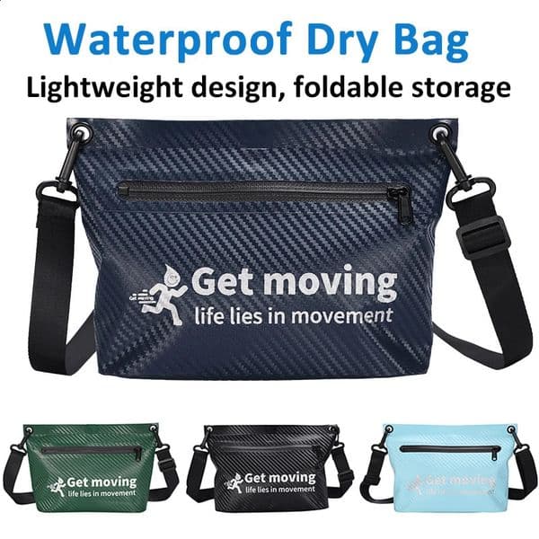 Portable Waterproof Dry Bag Beach Storage Handbag Outdoor River Trekking Boating Diving Fishing Travel Toiletry Phone Pouch 260319