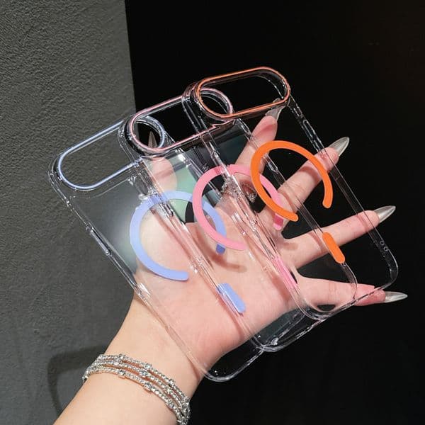 Candy Colorful Transparent Clear Hard Case for Apple iPhone 17 Pro Max 17 Air 16 15 PRO 14 13 Plus Anti-scratch Clear Hard Protective Case
