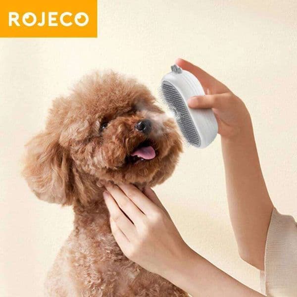 ROJECO Electric Steam Brush Pet Spray Comb Sprayer Brushes for Massage Hair Removal Cat Dog Grooming Supplies 26Y0320