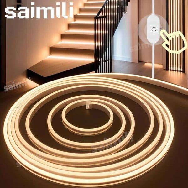 USB Lamp Waterproof Flexible Tape Touch Sensor Dimmable LED Neon Sign Light Strip For Bedroom Backlight DIY Decor Lighting 26H0320
