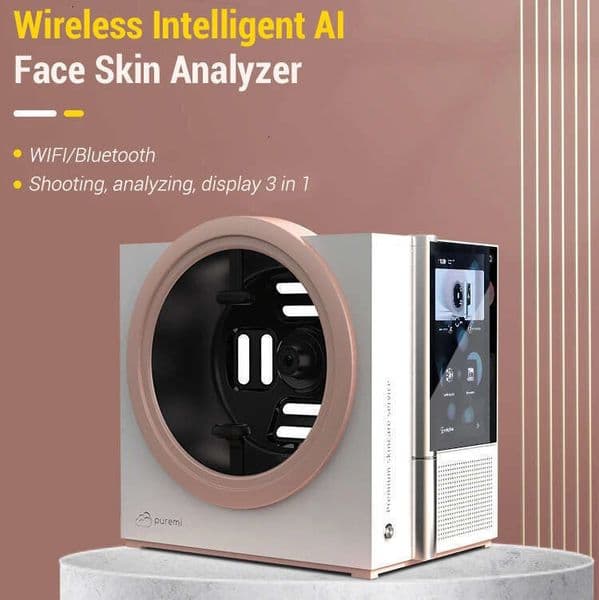 3D Beauty Scanner Portable Skin Health Analysis Machine 3D Fluoroscopy 12 Indicator 13.3 Inch 48 Million Pixel Imaging For Wrinkle Blackhead Scannin