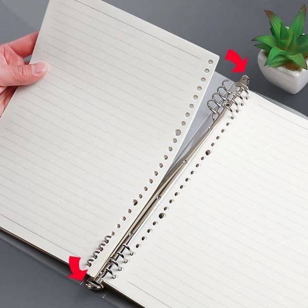 60Sheet Replaceable Refill Loose Leaf Notebook A4 A5 B5 Spiral Binder Paper Index Writing Book Stationery Office School Supplies 260318