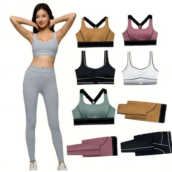 2026 new 2026 New TOP Women Yoga Set Heart Throb Bra + Leggings Yogawomen Sets Gym Short Sports Outfit Pants Shaping outdoor Waist Fitness J