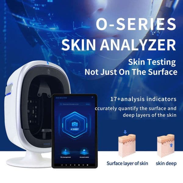 Best AI Skin Analyzer Skin Problem Detector AISIA O1 Machine Facial Scanner 2026 Upgrade 30Mp 3D Imaging 7 Spectrum Skin Analysis Instrument