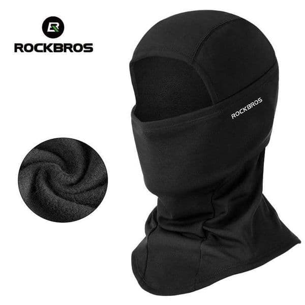 ROCKBROS Winter Cycling Mask Fleece Thermal Keep Warm Windproof Cycling Face Mask Balaclava Ski Mask Fishing Skiing Hat wear M260320
