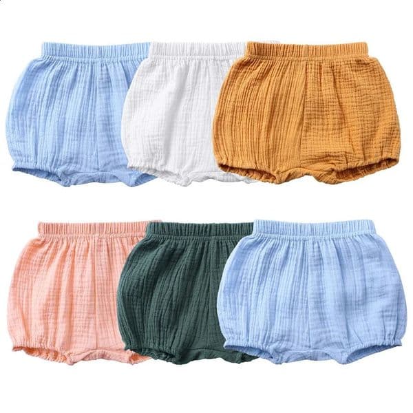 Summer Solid Color Baby Bloomers 04T Toddler Kids Cotton Shorts born Boys Girls Briefs Affordable Childrens Clothing 260319