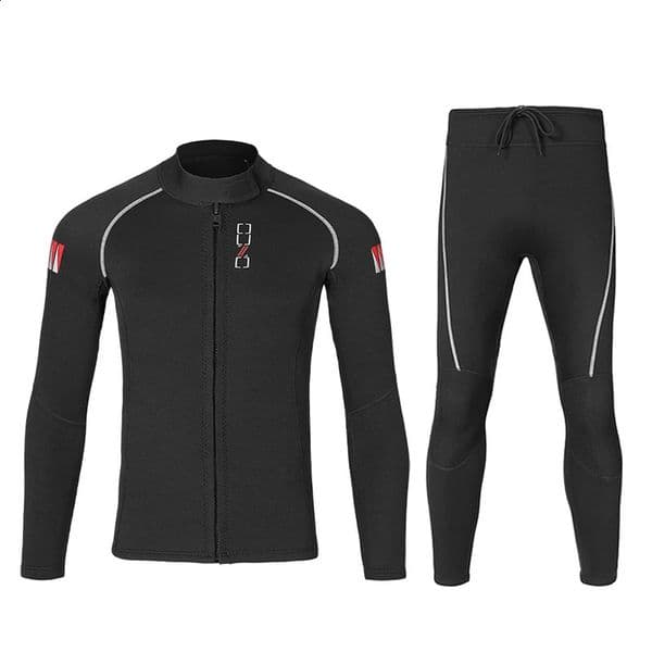 15mm Split Warm Wetsuit A Full Set Of Men Women LongSleeved Cold And Sun Protective Thickened Water Sports Jellyfish Clothing 260313