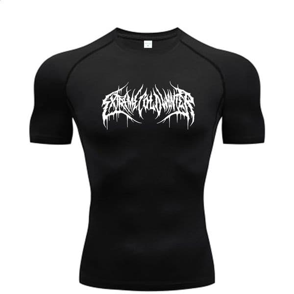 Summer Compression Sweatshirt Short Sleeve Mens Fitness T-Shirt Running Quick-Dry Top Gym Workout Bodybuilding T-Shirt S-3XL 260312BJ