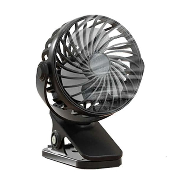 USB Rechargeable Table Fan Clip-on Type Portable Mini Desk Fan 360 Degree Rotation Adjustable Clip-on Fan for Student Dormitory H260321