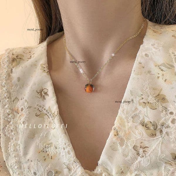 May everything go as you wish~ Necklace for girls, trendy on Instagram, light luxury niche design, unique collarbone chain, 2025 new pendant