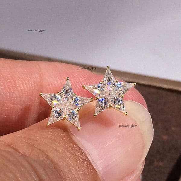 Exquisite Star Earrings for Women Daily Simple Fashion Accessories Y2K Sweet Style Unique Design