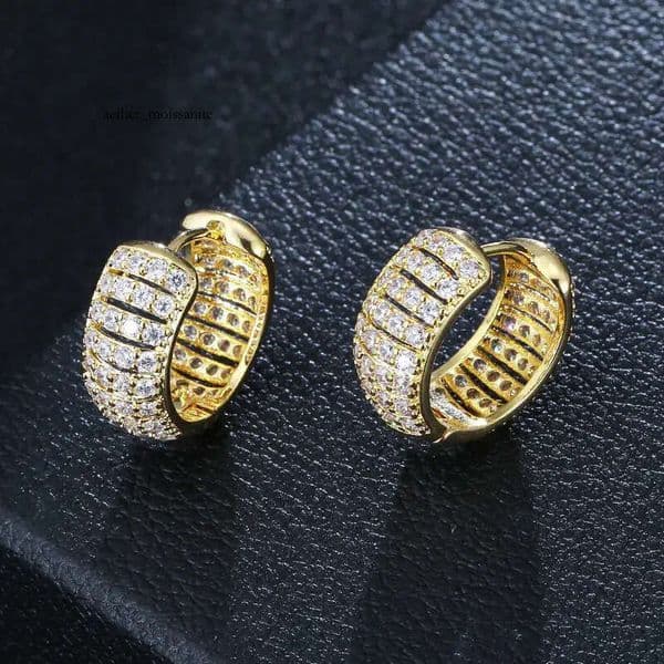 Jewelry ins hoop for women vintage fashion style metal geometric circle design women's earrings
