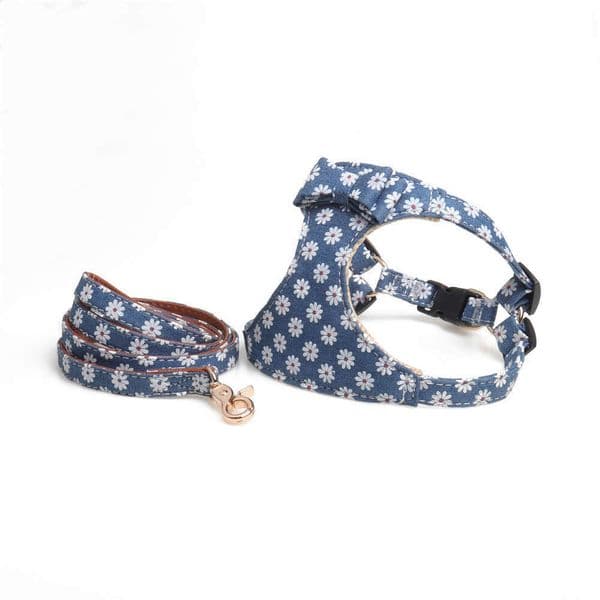 Dog Cat Harness Direct-From-Factory Fabric Vest-Style Pet Harness Is Breathable And Suitable For Dogs Pet Supplies Dog Cat Collar