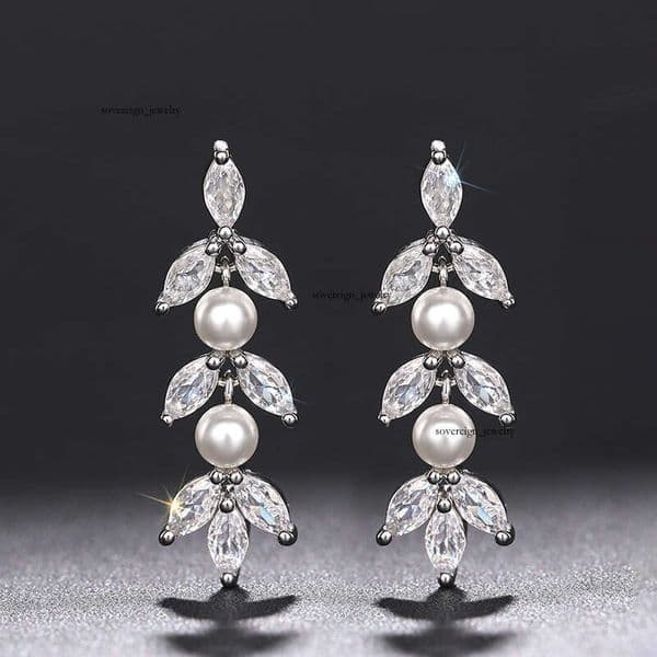 tassel long earrings in light luxury style with a high-end feel exquisite floral bead earrings elegant and stylish accessories