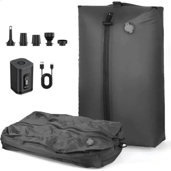 17L Vacuum Compression Reusable Clothing Storage Bag Travel Compression Backpack Luggage Bag 260321