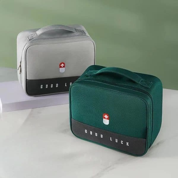 Large-Capacity Thickened Medicine Box Layered Family First Aid Kit Medicine Boxes Medicine Cabinet Portable Fabric Storage Bag 260321