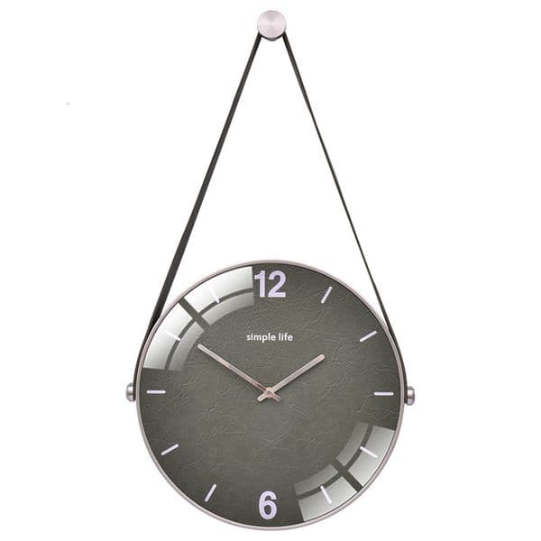 Nordic Minimalist Light Luxury Wall Clock Modern Creative Hanging Art Personality Home Decoration Clock for Living Room Bedroom Indoor Decor