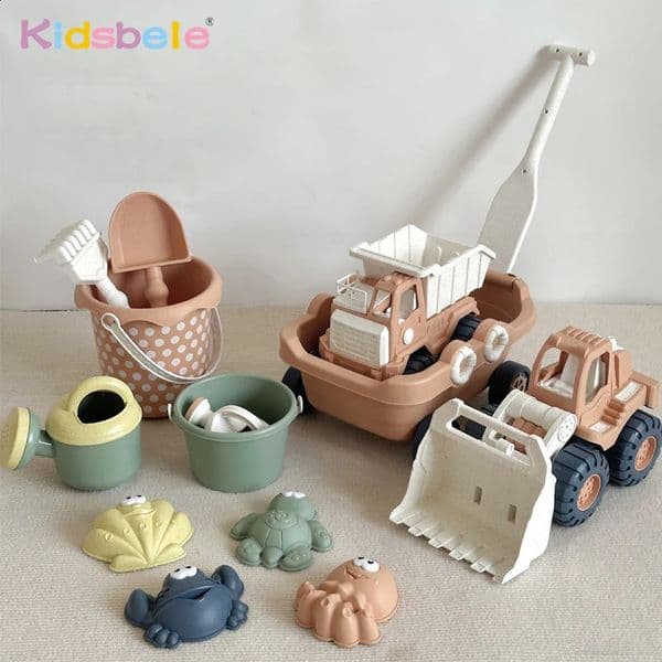 Beach Toy Excavator Engineering Vehicle Sand Digging Digger Tool Truck 260320