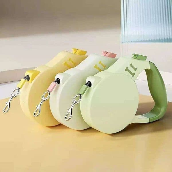 Retractable Dog Small Medium Dogs Cats 3/5M Automatic Expandable Pet Leash Durable Anti-Breaking Lead for Walking 26W0321