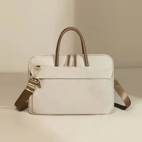 14/16 inch laptop bag for women casual and fashionable commuting handbag solid color business briefcase 260316