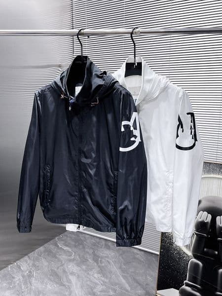 2026 Spring Autumn Men's Jackets Hooded Zipper Pockets Letter Print Man's Slim Short Coats CHMKMJ2607