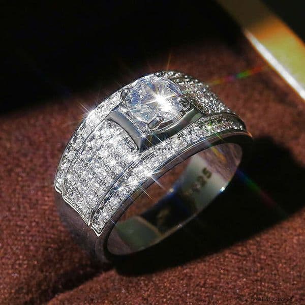 New rings Luxury jewelry stylish and impressive business men's rings new e-commerce jewelry products hot-selling