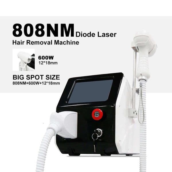 New Sale Portable 808 Diode Laser Hair Remover High Frequency Fast Depilation Non-Invasive Powerful Painless Ice Hair Removal Machine