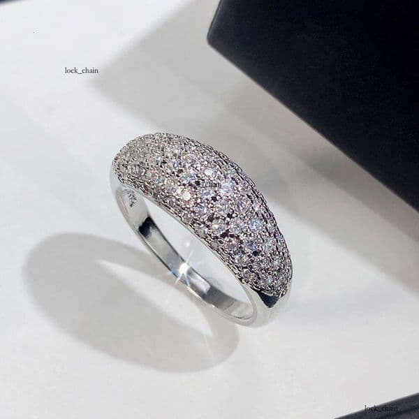 new accessories: Exquisite ring with Moissanite in light style Jewelry luxury evening party jewelry for ladies