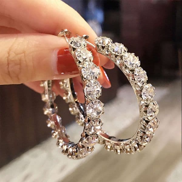 best-selling foreign trade item: Unique exaggerated large earrings Jewelry fashion street style oversized ear studs